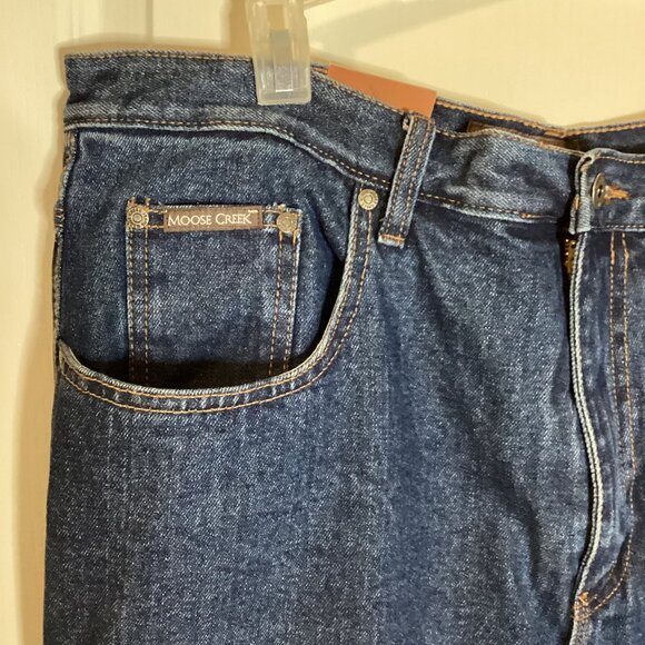 NWT Moose Creek Men’s Fleece Lined Work Outdoor Jeans Size 38 X 30 Hunting - Picture 4 of 13